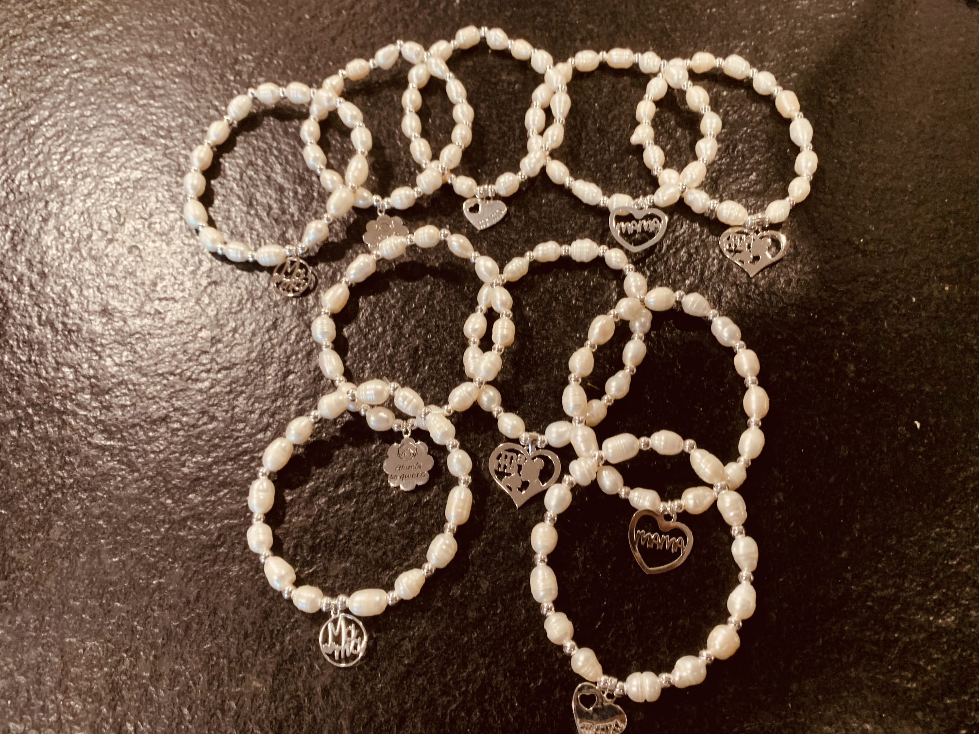 Imagen 5 de 6: Pulsera de perlas y plata